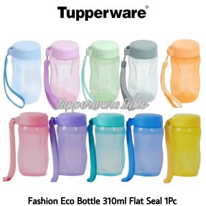 Tupperware Eco Bottle Fashion 310ml with Flat Seal Gen2 1Pc ecer satuan   Botol minum anak kecil lucu imut  bawa bekal air putih murah gelas tumbler diskon promo 310 tali strap ulir putar anti tumpah gen 2 viral