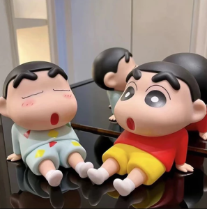Dudukan Phone Holder Penyangga Ponsel HP Shinchan Shin-chan Ornamen Boneka Vinil Dudukan Tablet Ponsel Kartun Lucu Gemas