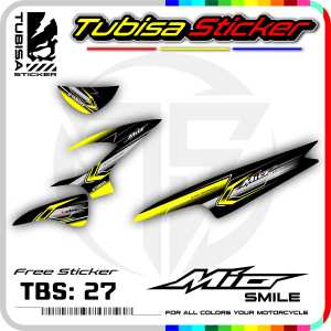Sticker Striping Variasi Motor Mio Smile - Stiker Striping Variasi Mio Smile. TBS.27