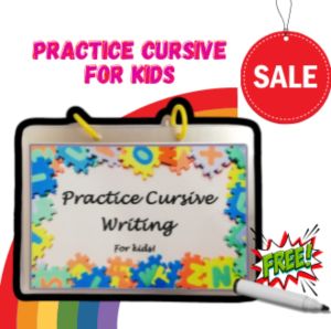 "SMC SHELF Cursive Practice Kit: Elevate Handwriting Skills (Notebook or Laminated) Tracing ABC Tracing Cursive
