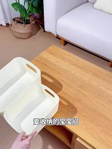 กล่องเก็บของตั้งโต๊ะ กล่องเก็บขนมและของจิปาถะระดับไฮเอนด์ กล่องเก็บของขนาดใหญ่หนา สำหรับห้องนั่งเล่นในบ้าน กล่องเก็บของหลายสี [ จัดส่งฟรี ]