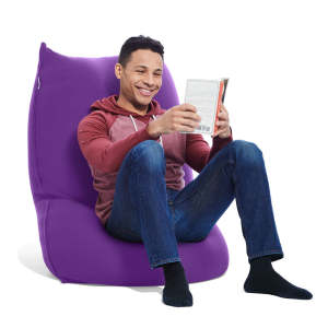 Yogibo Short Compact Sofa Chair Bed Space-Saving Bean Bag Furniture for HDB Condo