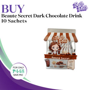 Beautederm Belle Dolls Beaute Secret - Dark Chocolate Drink 10 Sachets Promo - June 2026 Expiry