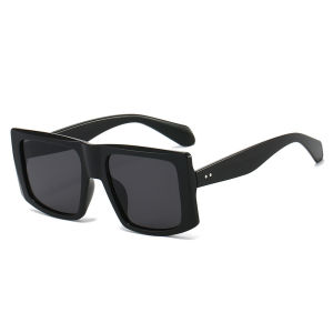 JN IMPRESSION Xuyên biên giới thời trang mới khung lớn Ins phụ nữ Kính mát vuông Y2K thương mại nước ngoài nam giới Kính râm đơn giản