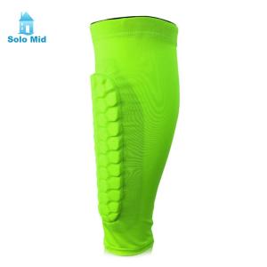 1 chiếc vớ Băng bắp chân thể thao bóng rổ tổ ong Đệm Băng bảo vệ bắp chân chạy bộ chống va chạm phụ kiện tập luyện nhanh khô thấm mồ hôi đàn hồi cao