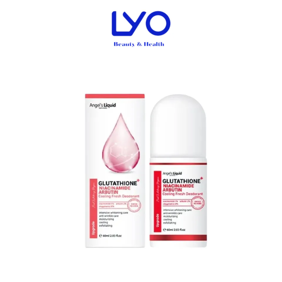 Lăn nách khử mùi giảm thâm nách dưỡng trắng da 7day Angels Liquid Glutathione plus Niacinamide Fresh Deodorant 60ml Lyo Shop - Lazada