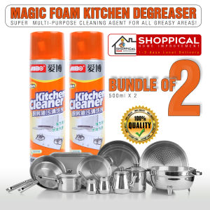 Cleaning Solution Magic Foam Bundle Super Kitchen Household Degreaser Removes Grease Grime Oil Stain Spray Quick Easy Clean All Oily Surfaces Cleaning Agent Multipurpose