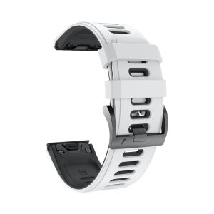 Zenia 22mm Quick fit Skin-friendly Silicone Watch Strap for Garmin Fenix 8 E 7 6 Pro Sapphire Solar 5 Quatix Approach S70 47mm S60 S62 D2 Mach 1 Delta MARQ Golfer Descent G1 G2 Instinct 3 45mm Crossover Tactical Esports Camo Surf epix Gen 2 Amazfit Falcon