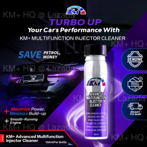KM+ Advanced MultiFunction Injector Cleaner (Eco-Friendly) 150ml Official Store KM Plus Petrol Diesel