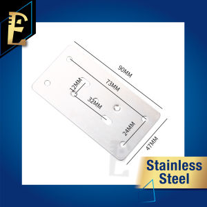 Cabinet Door Hinge Repair Stainless Steel 不锈钢铰链修复固定片1.2mm Pembaikan Engsel Pintu Keluli Tahan Karat