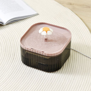 Cat Water Fountain 2.5L Ultra Quiet Pet Water Dispenser with Smart Pump Automatic Flower Fountain for Dog & Cat 宠物饮水机 猫饮水机