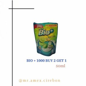SABUN MAX BIO(1 PACK ISI 3)BIO 1000 SABUN CUCI PIRING 50 ML
