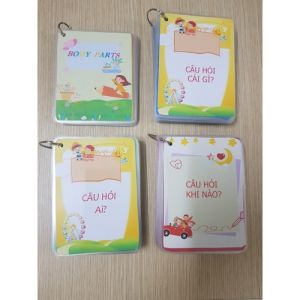 Học liệu Body Parts Câu hỏi Ai/Khi nào/Cái gì/Ở đâu/Tại sao? - Học liệu đồ chơi giáo dục sớm Montessori
