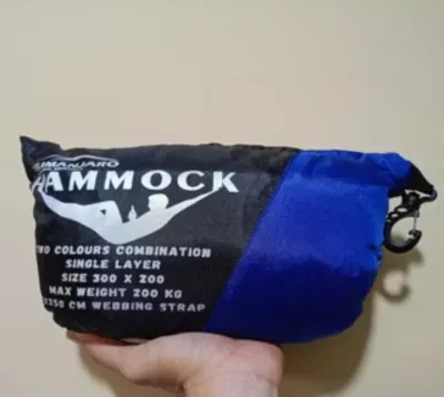 Hammock Jumbo 2 Orang Kilimanjaro 300 x 200 cm Include Hook Pengait Max 200 Kg