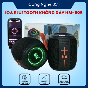 ( NEW 100% ) Loa bluetooth HM-805 Không Dây Công Suất Khủng Âm Hay Bass Căng Âm Thanh Siêu Trầm Chống nước  Nghe Nhạc Mọi Lúc Mọi Nơi