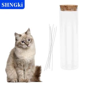 SHNGki Mèo Râu Bình mèo râu sưu tập trong suốt mèo râu bình vật nuôi lưu niệm hộp mất mèo thông cảm Quà Tặng