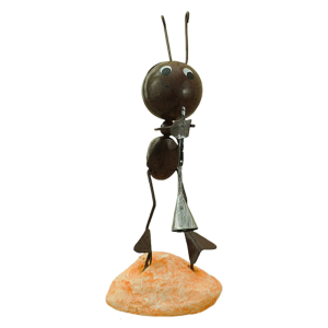 Weatherproof Metal Ants Ornaments Garden Sculpture Figure For Flowerbeds Outdoor Decoration And Landscape Enhancement