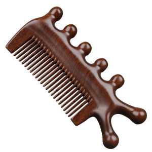 Cammuo Anti Static Sandalwood Scalp Comb Health Comb Multi-Purpose Meridian Massage Head Large Sandalwood