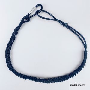 TEN With Carabiner Hook Safety Bungee Tether Lanyard 3 Colors 50~80cm Aerial Work Tool Climbing Working Anti-Falling Rope Climbing Accessories