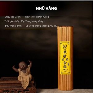 Nhang cây Không tăm Đàn hương "XingLongLaoSon" thơm nhẹ nhàng [Bó từ 270- 650 cây]
