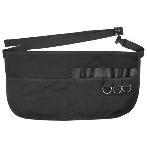 SVSAKZ168 Professional Cosmetic Makeup Brush Holder Artist Belt Strap Waterproof Hair Stylist Half Apron Styling Supplies Storage Apron 2 Arrays Apron Bag for Women