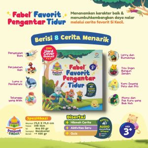Buku Dongeng Cerita Anak Bergambar Fabel Favorit Pegantar Tidur Hard Cover - Ziyadbooks