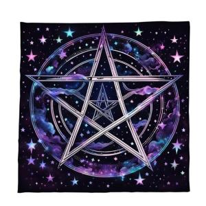 Divinations Tablecloth Star Circle Astrology Tarots Tablecloth Altars Cloth Divinations Board Game Accessory