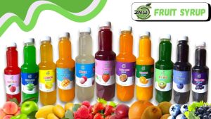 ZNW Syrup Syrup 1.25kg Perfect for Fruit Tea Fruit Soda and Beverages