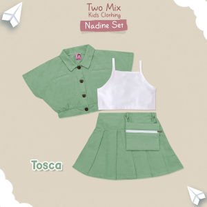 Two Mix - Nadine One Set Baju Setelan Anak Perempuan Lucu 1-6 Tahun 4386