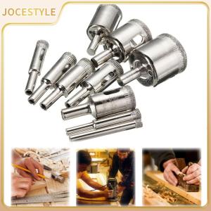 15 PCS Diamond Hole Saw Drill Bit Set Glass Drill Bit Diamond Hole Saw Set for Ceramic Bottles Porcelain Marble