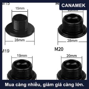 【CANAMEK】 M15 M18 M19 M20 Hợp Kim Nhôm MTB Xe Đạp Crank Vít Cap Đường Xe Đạp Crankset Bìa Mũ Bolt