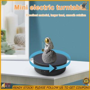 [LYOUTDOOR]Electric 12cm Jewelry Rotating Display Stand for Live Video and Retail Showcases