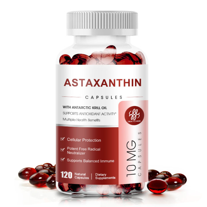 iMATCHME Astaxanthin Capsules with Antarctic Krill Oil Powerful