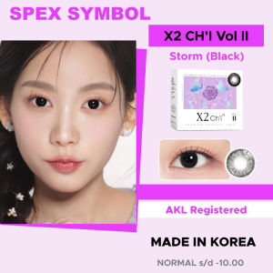 Spex Symbol Softlens X2 CHI Varian Storm ( Black )