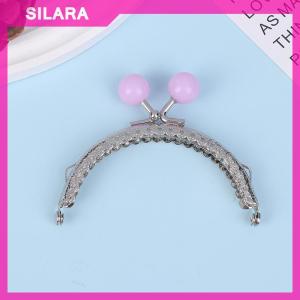 SILARA Candy Color Metal Purse Frame Kiss Clasp Purse Clasp Frame Bag Kiss Clasp Lock Purse Frame Bag Clasps Bag Frame Buckle