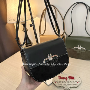 Túi nữ kẹp nách + đeo chéo size 21 chất da trơn phối da lộn siêu xinh full màu