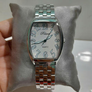 Đồng hồ nam dây kim loại Polaris size 32mm x44mm mặt Oval second hand Nhật