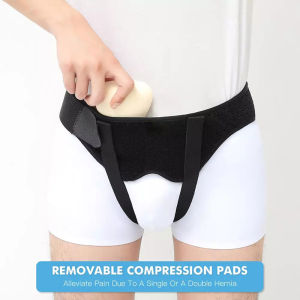 🔥Limited Time Offer🔥Hernia Belt For Inguinal Hernia Brace Support Truss Belt Underwear Recovery Belt Groin Hernia Support for Men and Woman with 2 Removable Compression Pads
