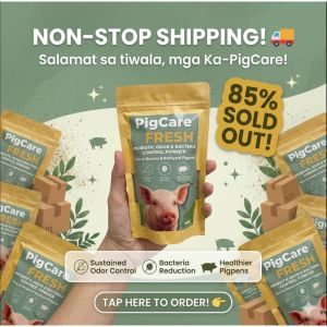 PigCare FRESH Deodorizing Powder for Pig Farm – Remove Odor & Kill Bacteria Fast