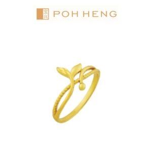 Poh Heng Jewellery 22K Freestyle Ring in Yellow Gold [Price By Weight]