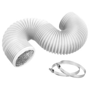 PVC Exhaust Hose 2.5m Aluminium Pipe Ventilation Hose Aluminium Flexible Hose for Dryer Extractor Hood Pipe Fan
