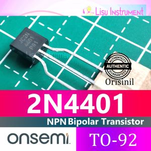 5 BUAH - 2N4401 4401 NPN General Purpose Transistor TO-92 onsemi ORIGINAL - 5 BUAH