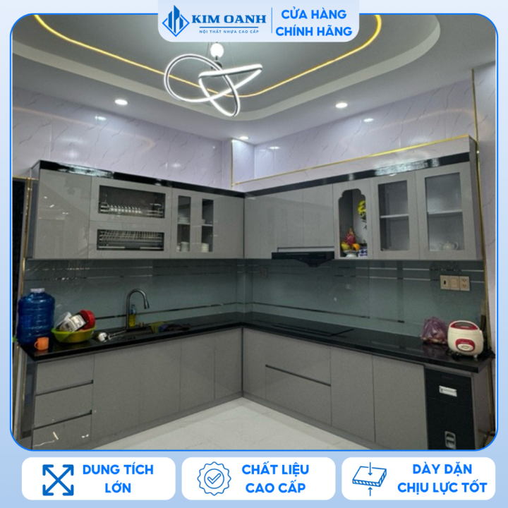 Tủ Bếp Nhựa Cao Cấp Ecoplast Vinco Chất Liệu Nhựa Đặc Acrylic Giá Xưởng ...