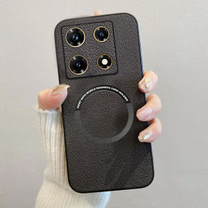 Promo Case Terbaru Infinix Note 30 Pro Softcase Luxury Magsafe Leather Magnetic