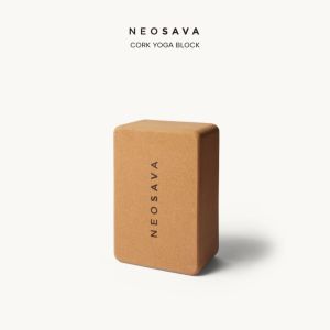 NEOSAVA Yoga Block Cork / Balok Yoga Ecofriendly Alat Perlengkapan Olahraga Ramah Lingkungan Brick Blok Bantal Bantalan Pilates