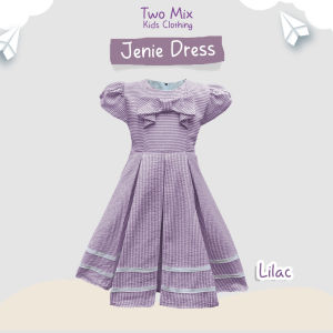 Two Mix - Jenie Baju Dress Anak Cewek Perempuan Lebaran 1-12 Tahun 4394