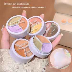 คอนซีลเลอร์สามสีกันน้ำมันแห้งเร็วคอนซีลเลอร์ด้านคงทนกันน้ำมันคลุมทั้งหมดคอนซีลเลอร์