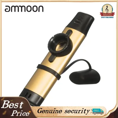 Aluminum Alloy Kazoo Woodwind Instrument Musical Instrument for Beginners Black