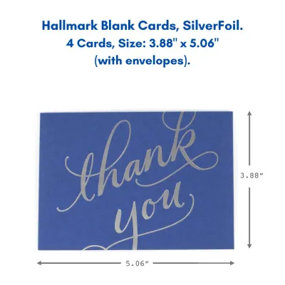 👑 Hallmark 👑 Thank You Blank Cards PERFECT FOR ALL OCCASIONS: Bridal Shower Wedding Graduation Baby Shower Birthday Celebration etc.