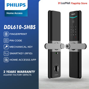 PHILIPS Home Access DDL610-5HBS - Lever Type Smart Door Lock with IP65 Rating